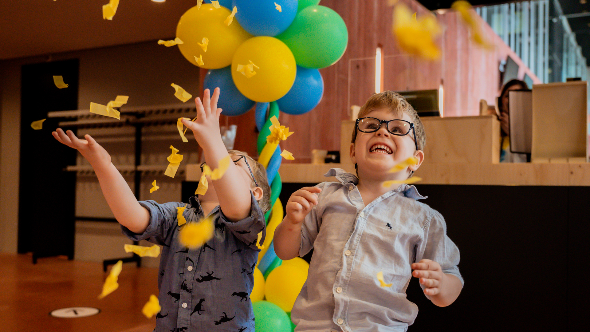 Feest in Discovery Museum