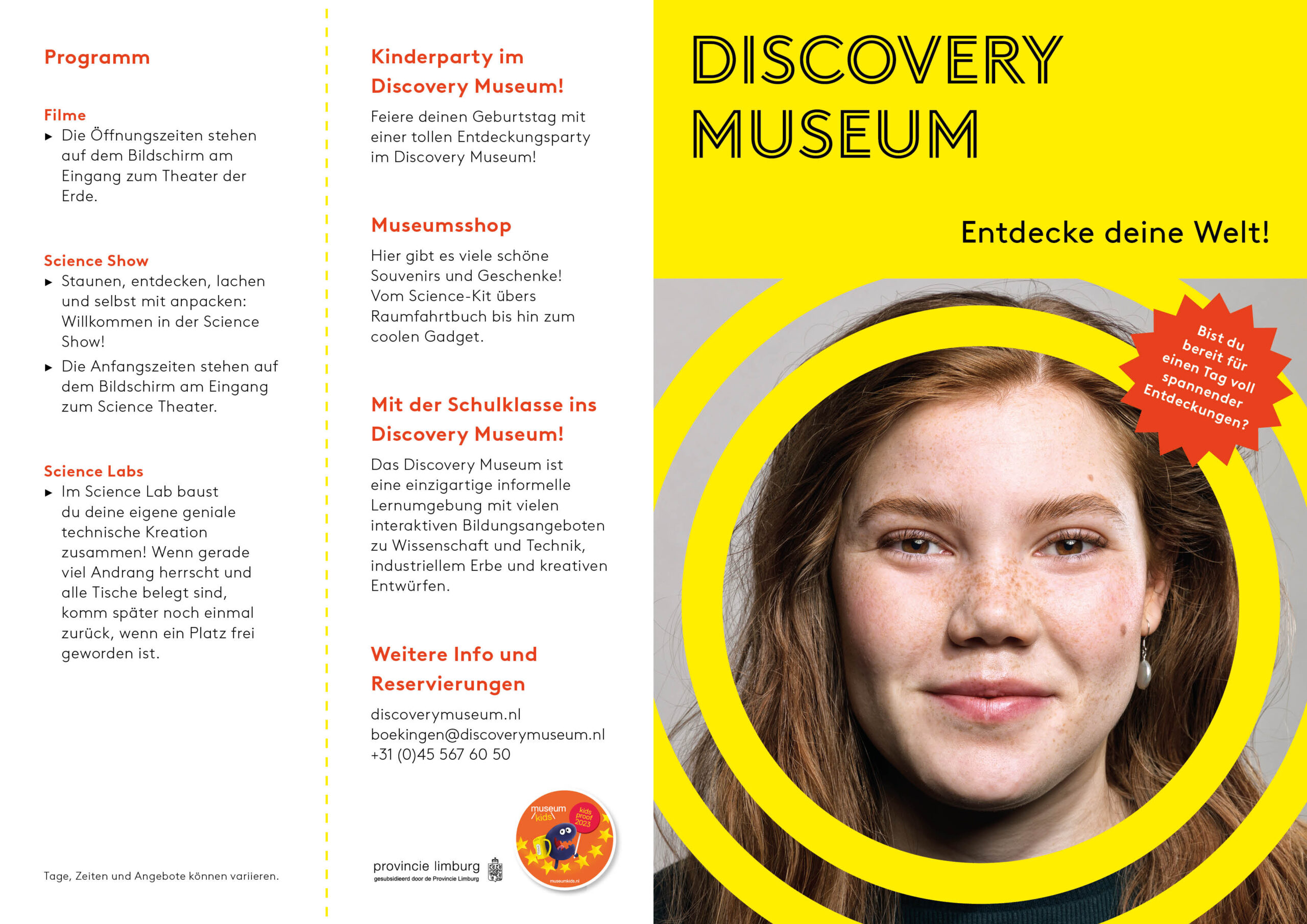 Discovery Museum Plan