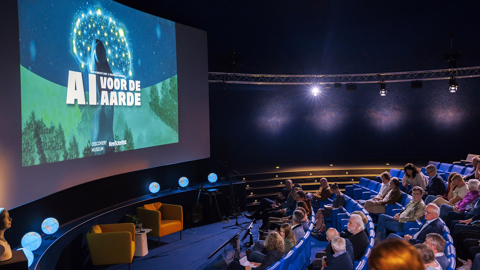 New Scientist Live! x Discovery Museum: Ai voor de aarde – een enerverende avond in Discovery Museum